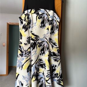 Chaps Floral A-line Dress